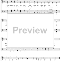 Now Thank We All Our God