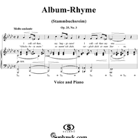 Album-Rhyme, Op. 25, No. 3
