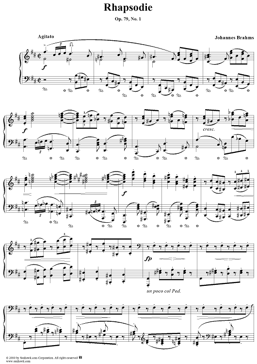 Rhapsodie No. 1 in B Minor, Op. 79