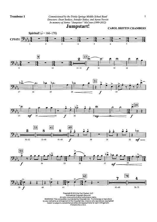 Jumpstart! - Trombone 1