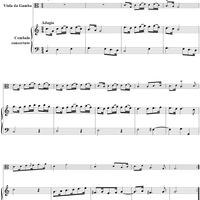 Viola da Gamba Sonata - Piano Score