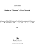 Duke of Gloster's New March