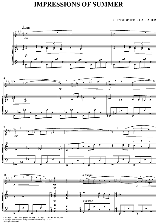 Impressions Of Summer