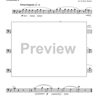 Waldesnacht from "Sieben Lieder, Op. 62" - Trombone 2