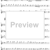 Suite No. 4 in B-flat Major - Flute 1/Violin 1