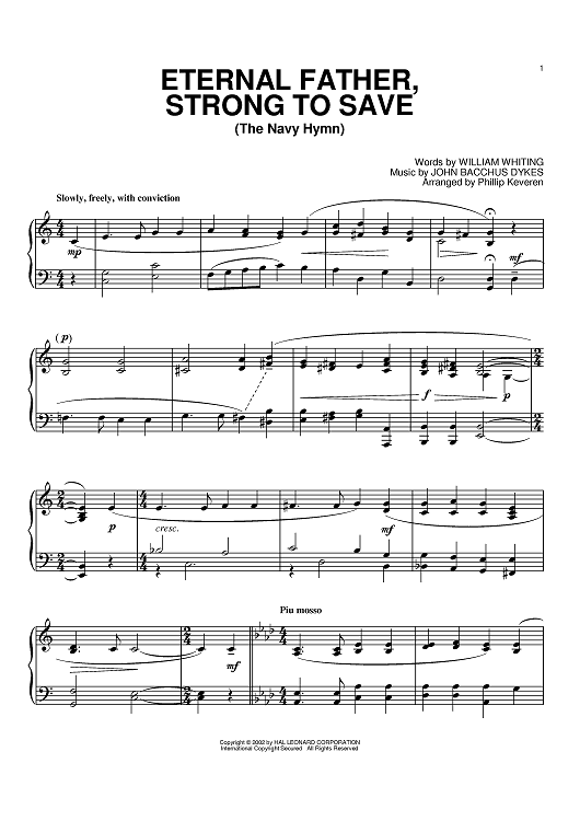 Eternal Father, Strong To Save