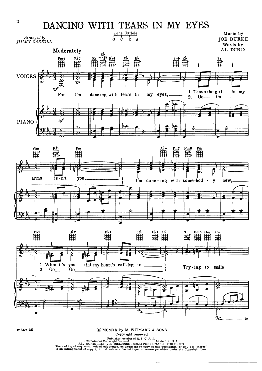 Dancing With Tears In My Eyes