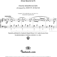 Eighteenth Century Dance (From Quartet in F, Op. 3, No. 5)