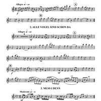 Five German Folk Songs - Flute 2