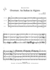 Overture: An Italian in Algiers - Score