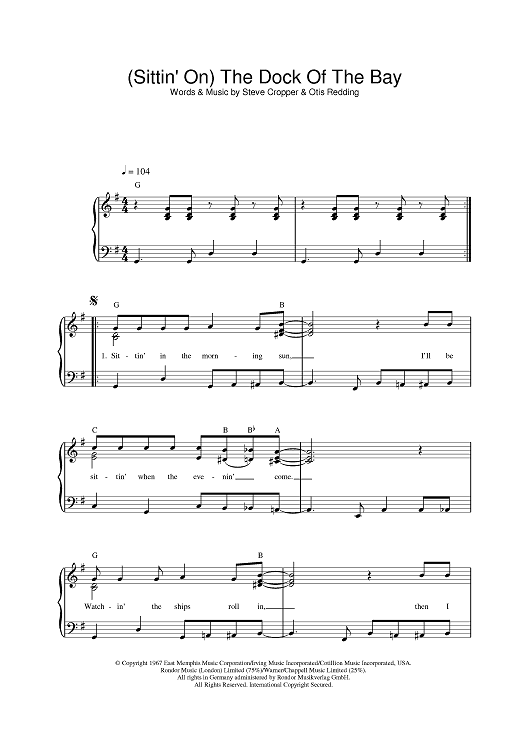 (Sittin' On) The Dock Of The Bay