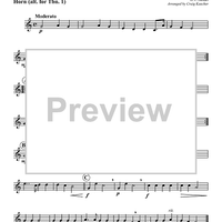 Air from "Water Music Suite # 2" - Trombone 1 (opt. F Horn)
