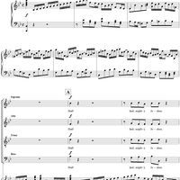 Joshua, Act 3, No. 29: "Hail! hail, mighty Joshua... Our children's children shall rehearse thy deeds"