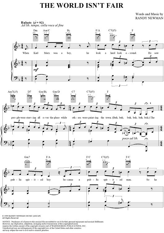 The World Isn't Fair