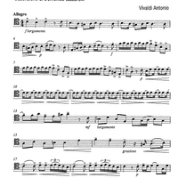 Allegro from a minor concerto - Trombone 2