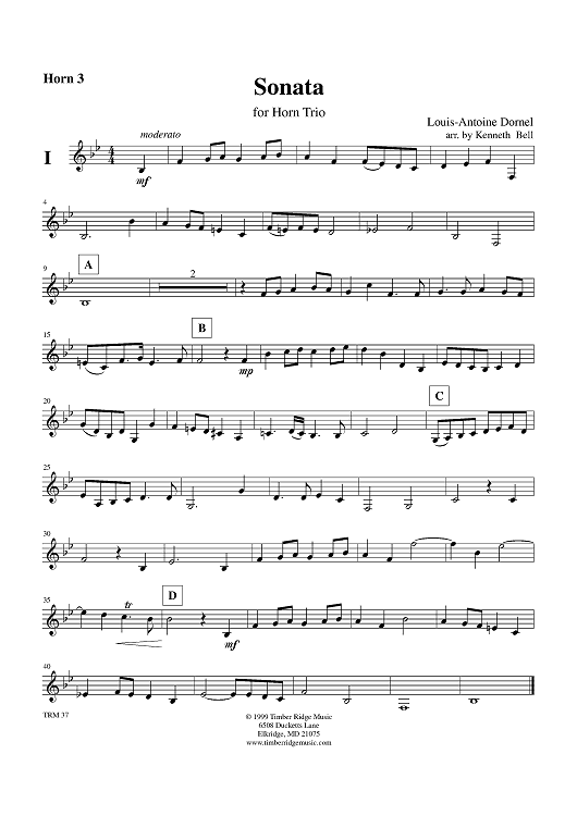 Sonata - Horn 3