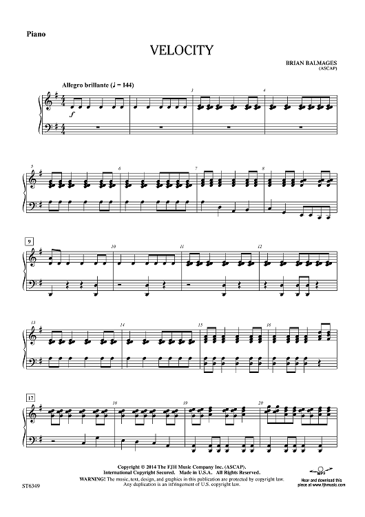 Velocity - Piano