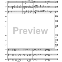 Canadian Fanfare - Score