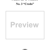 Mass in C Minor, Op. 147: No. 3, Credo