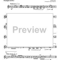 Rule Brittania - Trumpet 2 in Bb