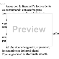 Amor con le fiammell'e e foco ardente