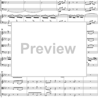 Clavier Concerto No. 5 in F Minor, Movement 1 - Score