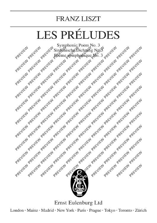 Les Préludes - Full Score