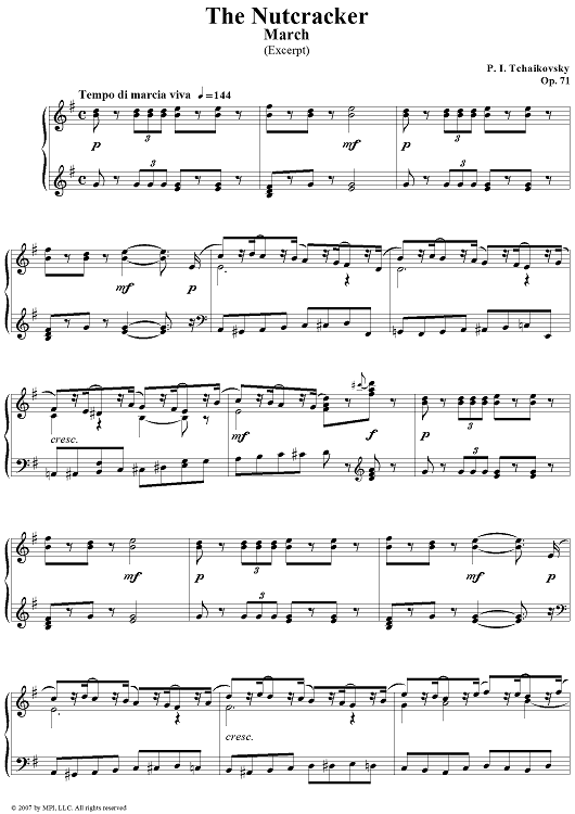 Get to Know Tchaikovsky. The Nutcracker. March. (Excerpt)