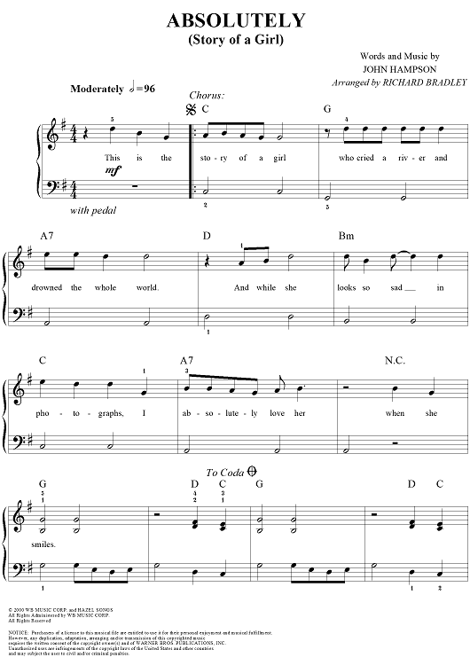 Absolutely (Story of a Girl)