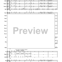 Waltzing Matilda & Advance Australia Fair - Conductor's Score