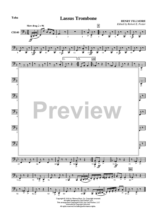 Lassus Trombone - Tuba