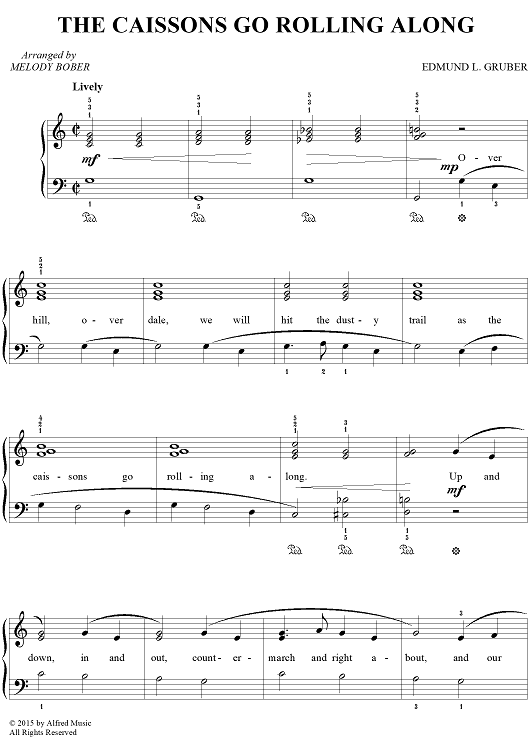 The Caissons Go Rolling Along