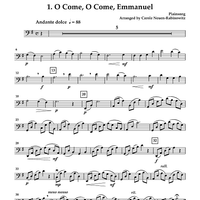 Merry Celli - Four Carols for Cello Quartet or Choir (with optional Bass) - Cello 3