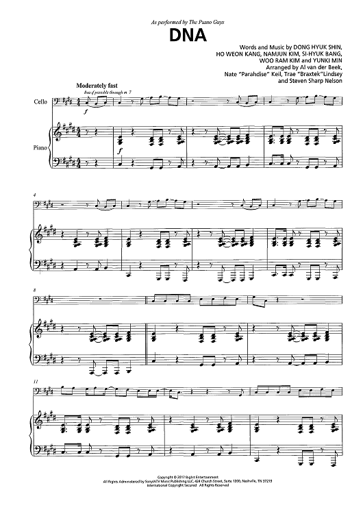 DNA (As performed by the Piano Guys)