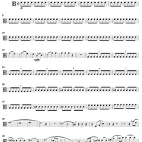 String Quintet No. 3 in C Major, K515 - Viola 1
