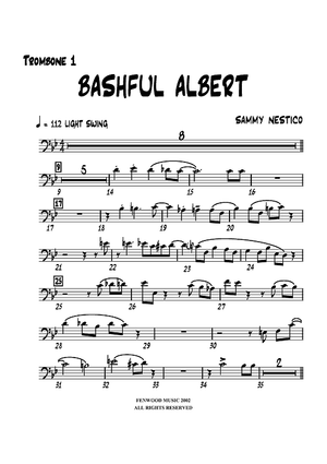 Bashful Albert - Trombone 1