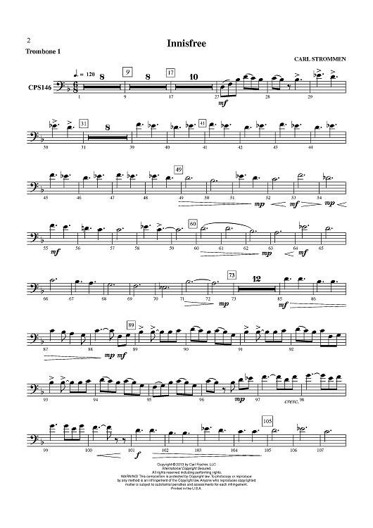 Innisfree - Trombone 1