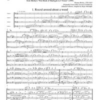 Two Madrigals, Vol. 7 - from Morley's "First Book of Madrigals to 4 Voices" (1594) - Score