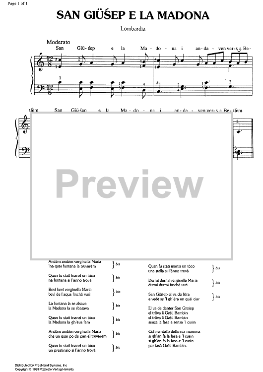 San Giüsep e la Madona (Lombardia)