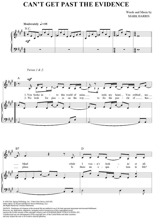 Can't Get Past the Evidence