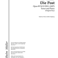 Die Post Op.89 No.13 D911