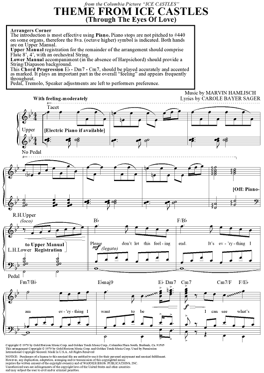 Theme from Ice Castles (Through the Eyes of Love)