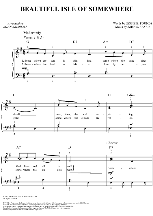 Beautiful Isle of Somewhere