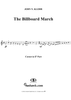 The Billboard March - E-flat Cornet