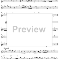 Deuxième Recréation de Musique, Op. 8 - Violin 1 or Flute 1