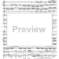 Choral from Cantata no. 147  ("Herz und Mund und That und Leben") - Full Score