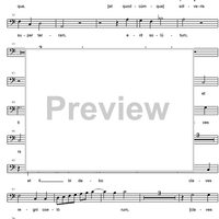 Tu es Petrus - Bassus