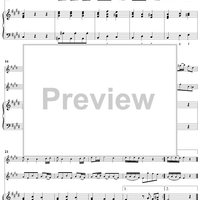 Suite No. 4 in E Major - Piano Score