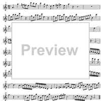 Three Part Sinfonia No. 2 BWV 788 c minor - E-flat Baritone Saxophone