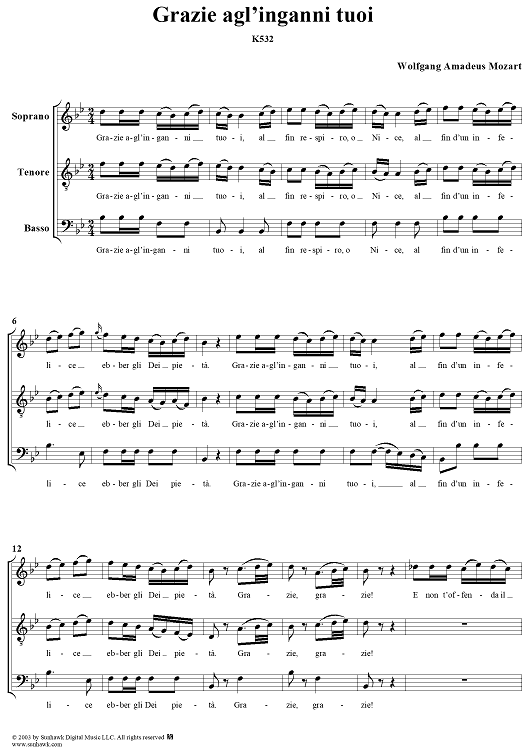 Grazie agl'inganni tuoi, K532